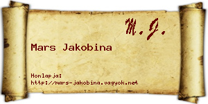 Mars Jakobina névjegykártya
